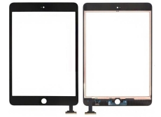 Touchscreen für iPad mini 1/2, Homebutton+Klebestreifen, black
