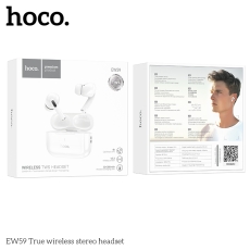 EW59 HOCO TWS Wireless Headset mit Ladebox ,white