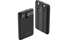 Powerbank VEGER C11 Type C / Lightning PD QC3.0 2A 22,5W 10000mAh, Black