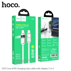 Datakabel U137 Type-C zu Type-C 60W,white