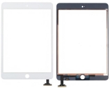 Touchscreen für iPad mini 1/2, Homebutton+Klebestreifen, white