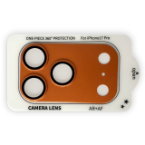 AR+AF Alu Camera Protector Glass,iPhone 17 Pro, Orange
